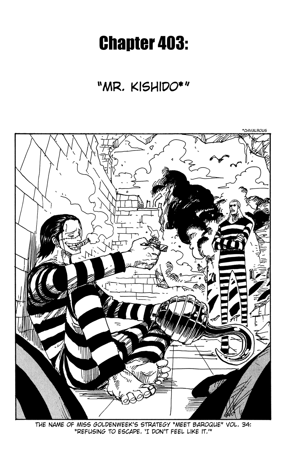 One Piece, Chapter 403 image 01